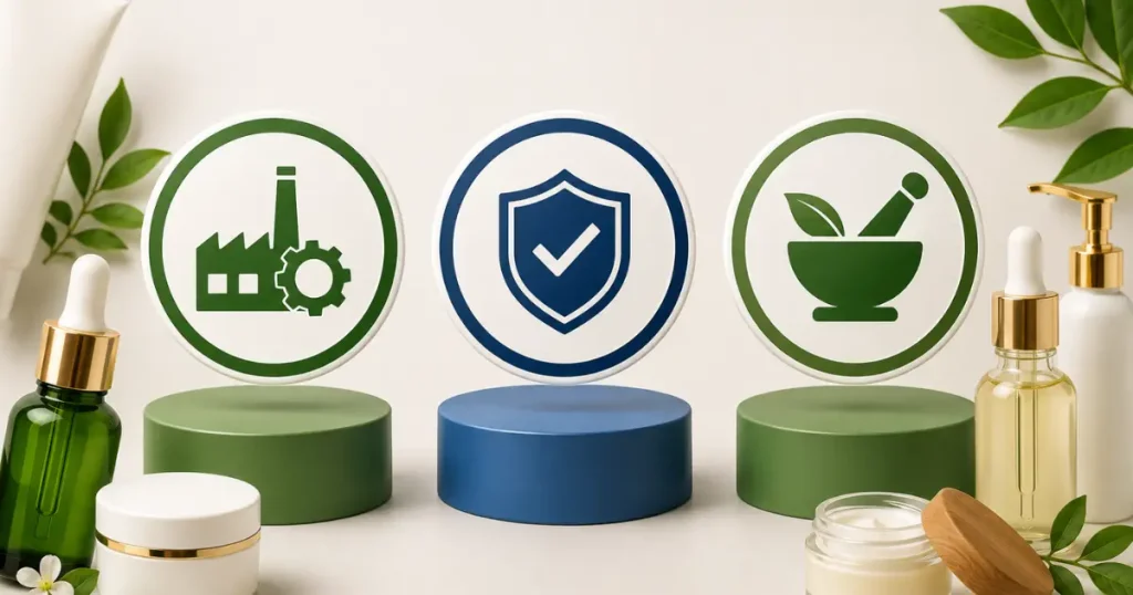Blog Image - GMP vs FDA vs AYUSH Certification Explained: Key Differences for Cosmetic Brands